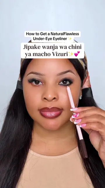Natural flawless eyeliner ✨💕✨ . Karibu.ni sana  . #lareabeauty #fypシ゚viral #mak