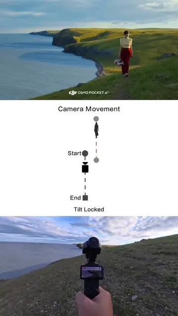 DJI Osmo Pocket 4P turns cliffside motion into a fairytale 🎥 With dual main cam
