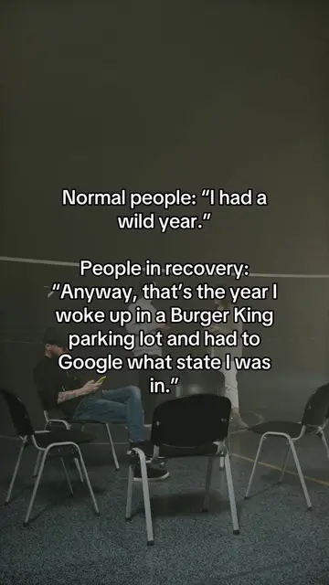 Some stories sound completely normal until you add the details. 😂 Recovery real