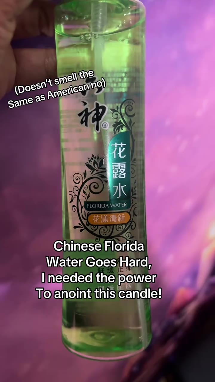 Chinese Florida Water Survived some wars and revolutions. my daughter complains 
