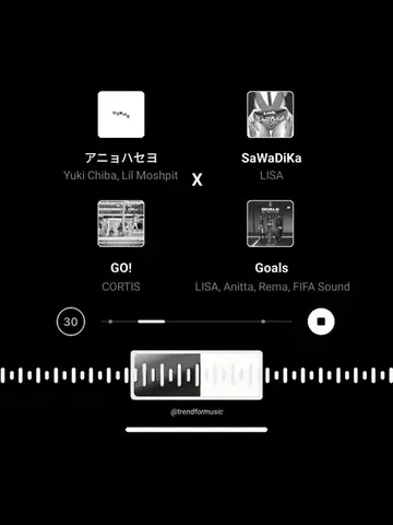 アニョハセヨ X SaWaDiKa X GO! X Goals | dm for song promo 📩 #fyp #musicvibes #spotify