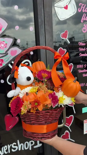 I am an autumn 🧡🎃🍂 #snoopy #fall #fyp #houston #houstonflowershopp 