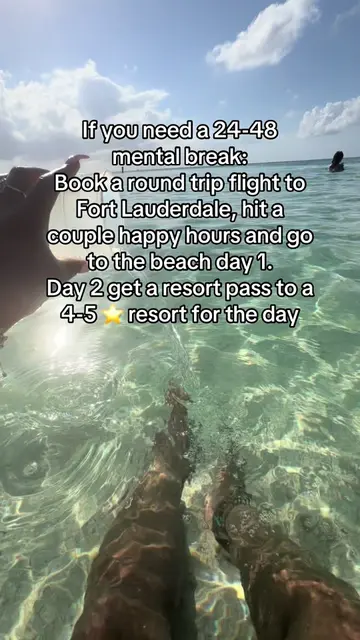 If you need a quick reset without using too much PTO, Fort Lauderdale is the per