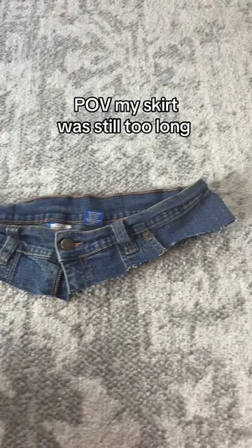 it’s finally the PERFECT length! #miniskirt #2000s #y2k