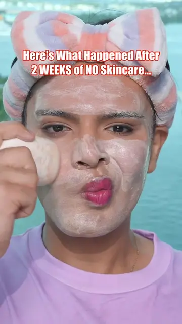 I stopped using skincare for 2 weeks and this is what happened…😳 All I’m using 