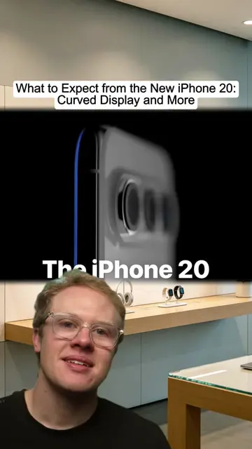 The iPhone 20 is rumored to feature a bezel-less curved display, taking design c
