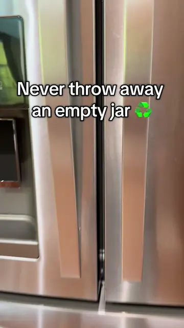Before throwing away an empty jar, try giving it a second life ♻️ a small change