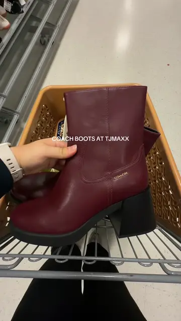 They are gorgeous holy @TJ Maxx #tjmaxx #tjmaxxfinds #fallfinds #coach #fallboot