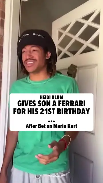 Heidi Klum took birthday gifts to another level ... surprising her son Henry wit