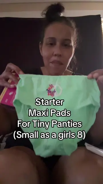 If you have a petite preteen and all of their maxi pads for menstrual cycle are 
