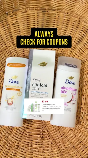 #DovePartner Through Sept. 26, save $3 on select Dove deodorant & antiperspirant