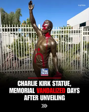 "Vandalism like this is not funny, it’s diabolical." A statue and memorial honor