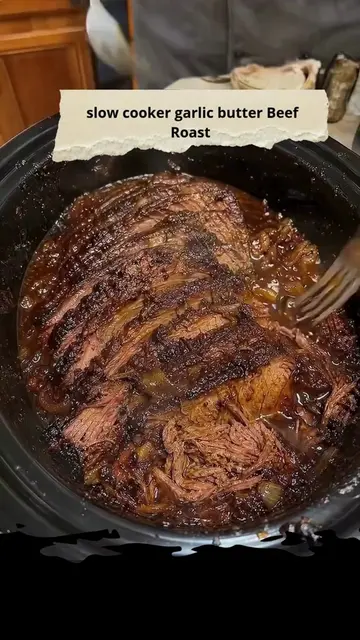 slow cooker garlic butter Beef Roast This Slow Cooker Garlic Butter Beef Roast i