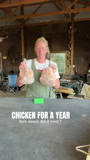 Meat Chickens for a year- but HOW MUCH DID IT COST!? Here’s the breakdown! 🙌🏼 