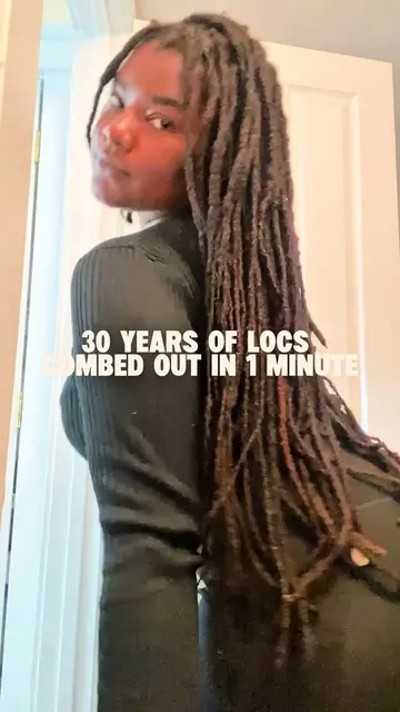 Here’s a glimpse into my comb out journey! It took me about 4 months, countless 