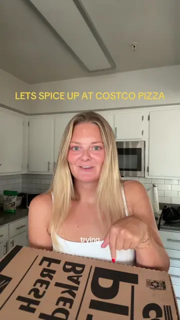 yep 10/10 ⭐️⭐️⭐️⭐️⭐️ lemme know if you try!! #costcopizza #costco #pizza #easydi