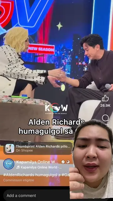 Emosyonal si Alden Richards sa pilot episode ng Gandang Gabi Vice with Vice Gand