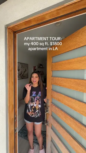 I moved out of my apartment so here’s my old apartment tour 😁😁 $1800 for a 400