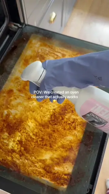 POV: you finally find an oven cleaner that actually works 😏 #CleanTok #cleaning