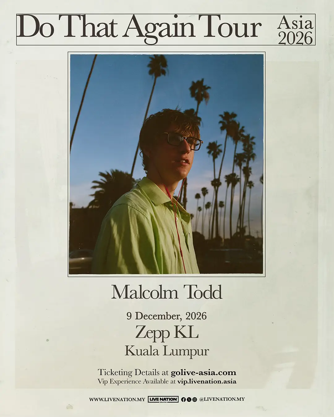 Malaysia, your 𝙎𝙬𝙚𝙚𝙩 𝘽𝙤𝙮, Malcolm Todd is making his highly anticipated 