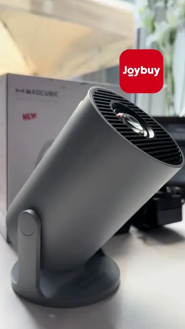 Movie night at home just got better with my new projector from Joybuy! Compact, 
