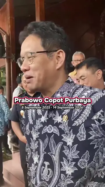 Setahun menjabat sebagai menteri keuangan, Purbaya dicopot oleh Prabowo🥲 #purba