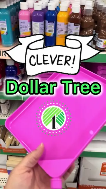 Crafters Dream in this flat side funnel tray #dollartree #craftroom #DIY #crafts