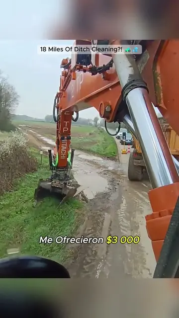 ThisExcavatorSavedAFloodedRoad🛠️🌧️ #ExcavatorWork#RoadMaintenance#HeavyEquipme