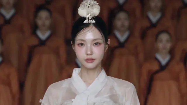 요즘 유행하는거 나도한번 해보기👍🫶👑🧡 한복: "한복린"  #AI #kbeautyaddict #higgsfield 