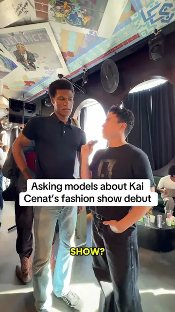 Asking models in NYC what they thought of @Kai Cenat fashion show #vivet #nyfw #