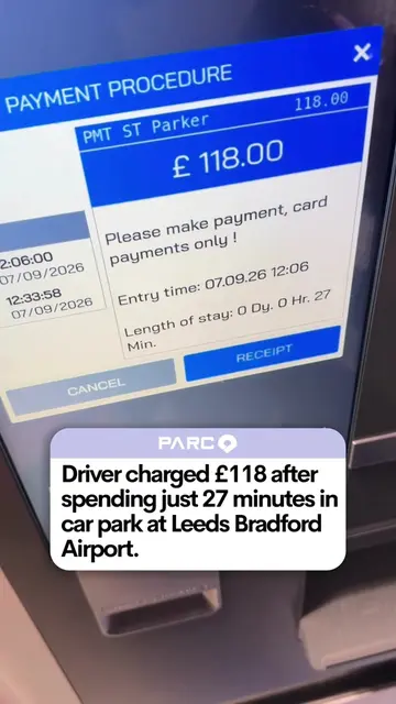 27 minutes… £118 😭 🎥 @Simon T 🚌  This driver went to leave the car park after