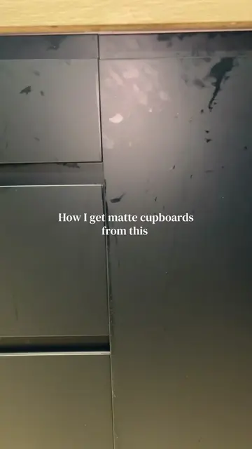 My secret hack: matte cupboard doors are every cleaner’s worst nightmare! Here’s