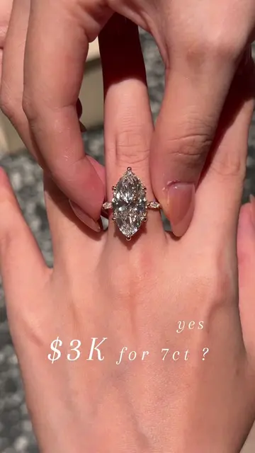 7CT FOR $3,400? YES — BUT LOOK CLOSER. 👀✨ At first glance, this ring is all abo
