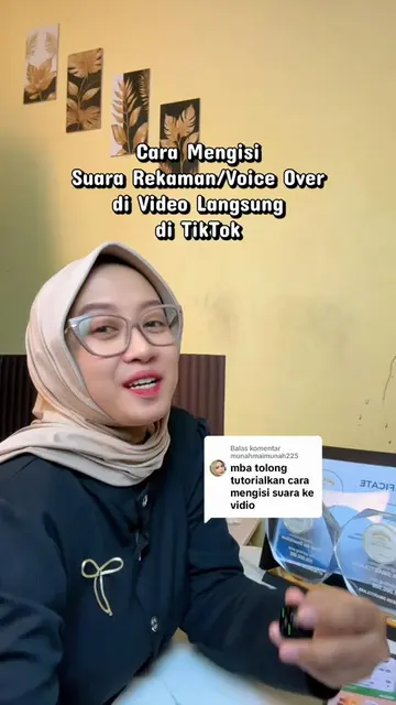 Membalas @munahmaimunah225 cara mengisi suara rekaman/voice over di video langsu