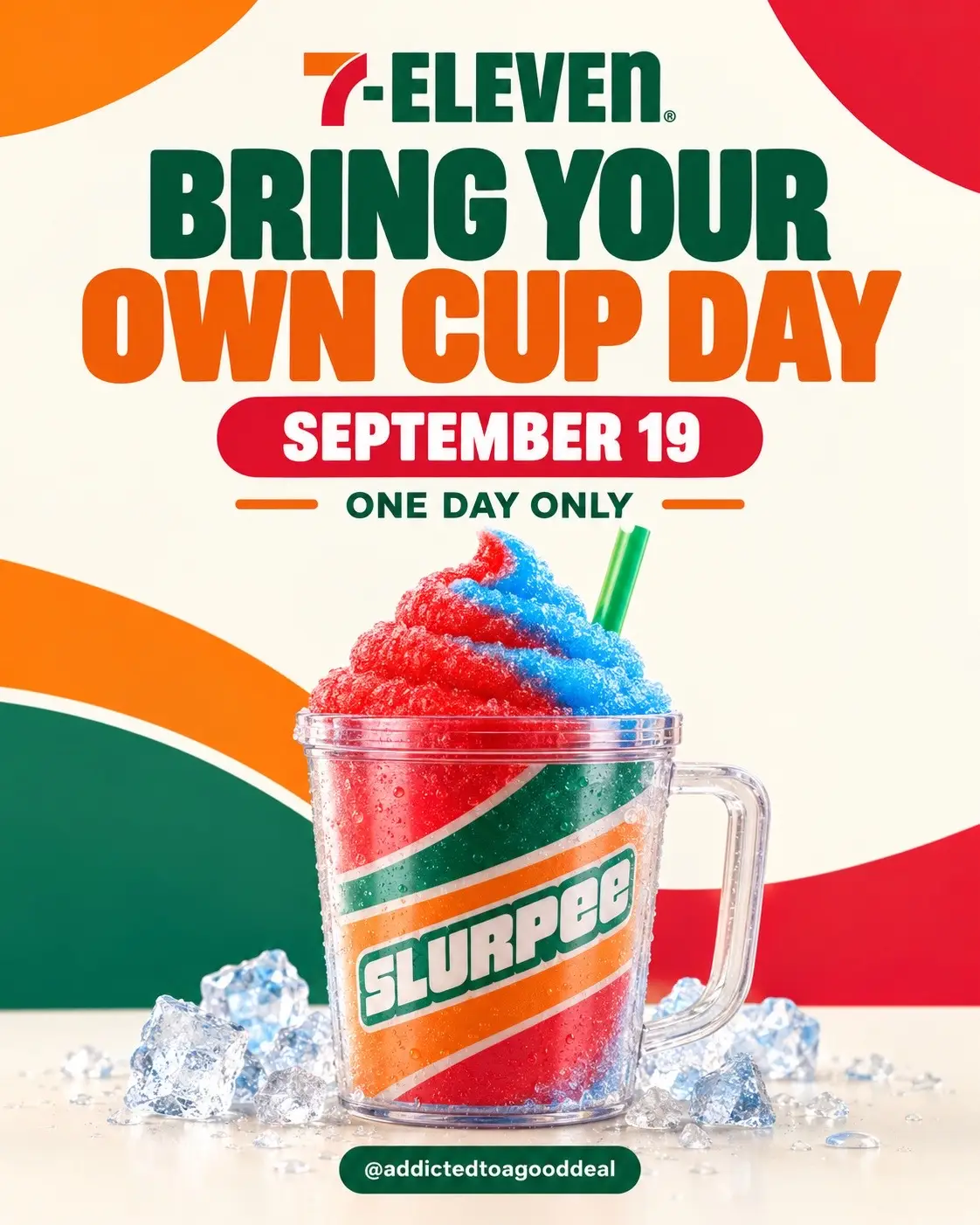 🥤 Bring Your Own Cup Day is back at 7‑Eleven! On Saturday, September 19, bring 
