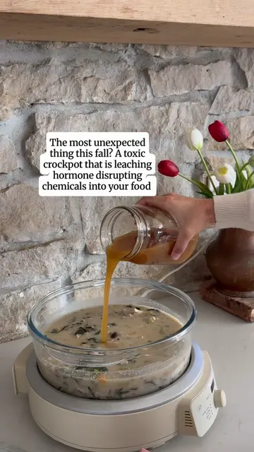 The spookiest thing this October? A toxic crockpot. 👀🎃 Head to the link in my 