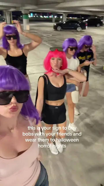We are the moment 💁‍♀️  #bob #universalorlando #halloweenhorrornights #viralvid