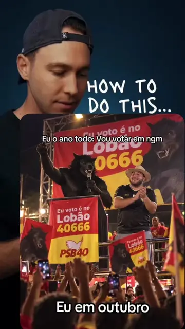 Todo ano diz que não vai votar em ninguém, mas em outubro vira fã fanático Cena 