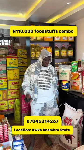 No payment on delivery ❌ N110,000 foodstuffs combo  Containing ⏬ 3kg garri Check
