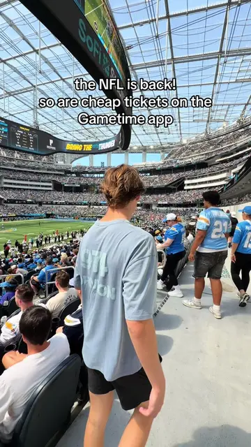 $13 NFL tickets are u kidding me 🤯 @Gametime #ad #gametimeapp #nfl 