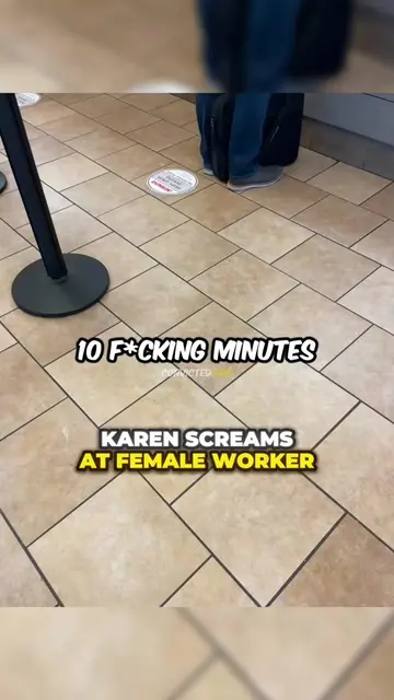 Karen Screams at Female Worke