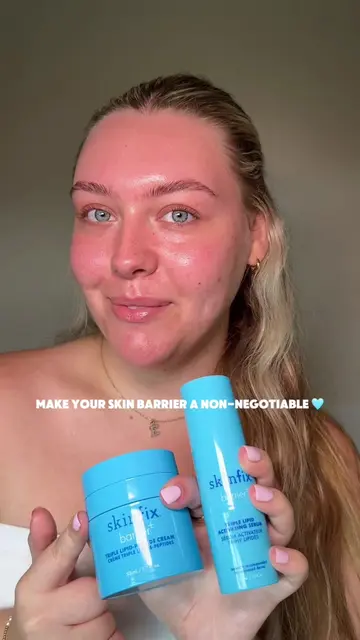 Sensitive skin + actives = barrier care is NON-NEGOTIABLE 🤍 The Skinfix Triple 