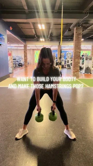 Wide-stance KB RDLs are one of my favorites. Push the hips back, keep the tensio