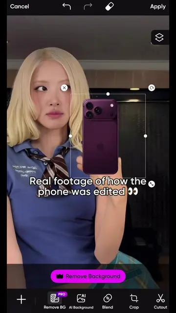 They could've used Picsart Aura or smth AI 😭 #picsart #rosé #blackpink