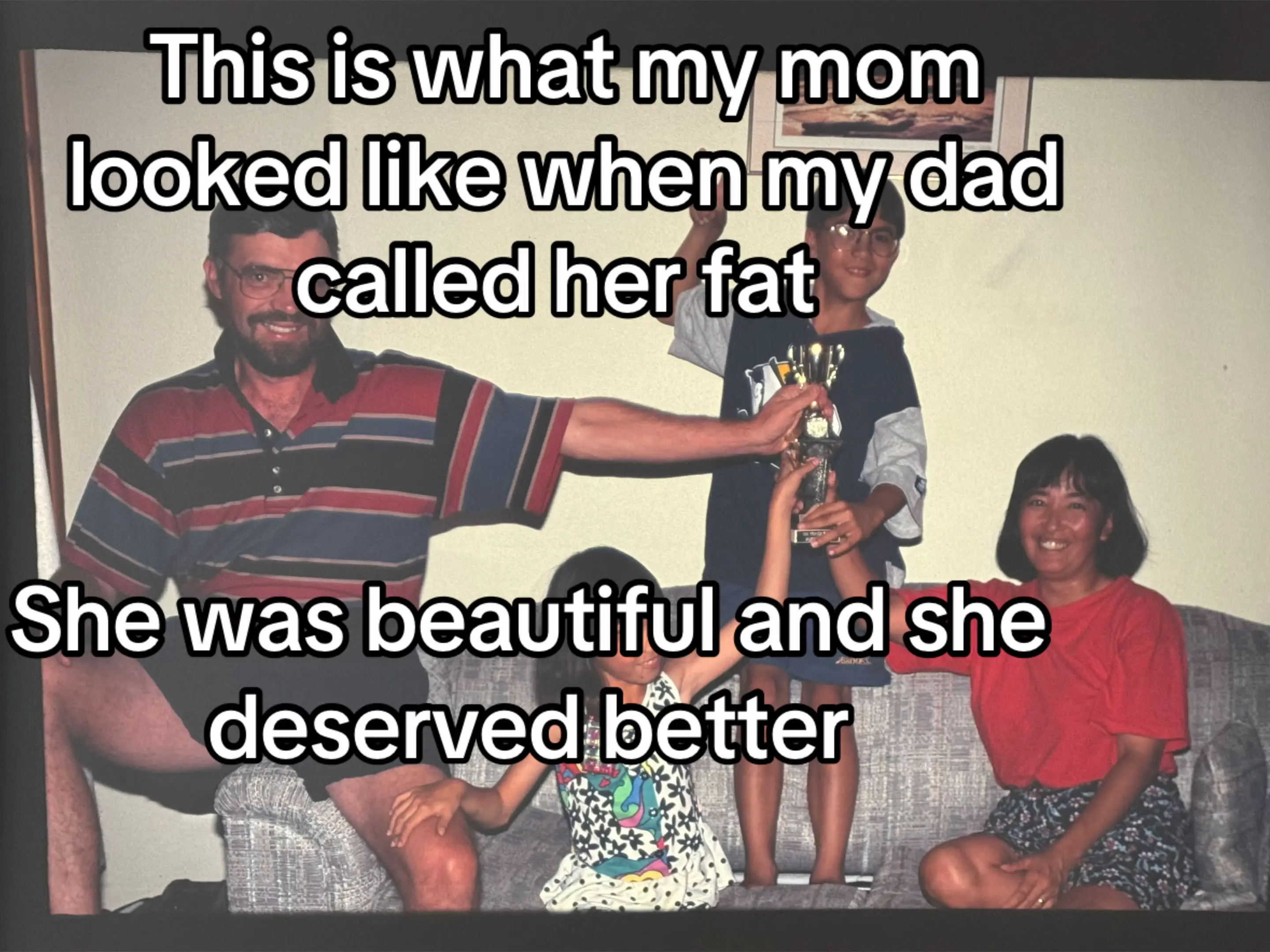 My mom endured so much and deserved so much better. #abuse #alcholic #family #ch