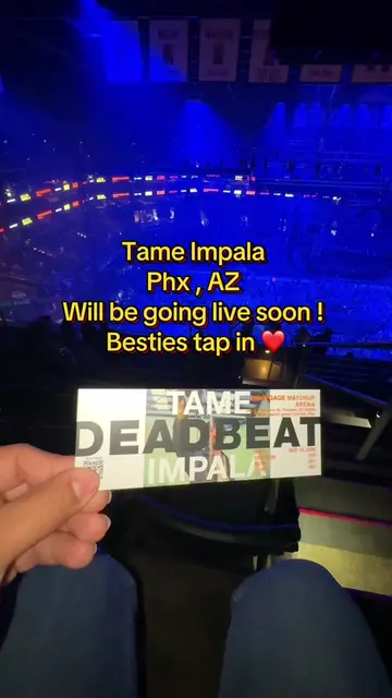 Going live soon besties for @Tame Impala #tame #tameimpala #phoenix #concerts #l