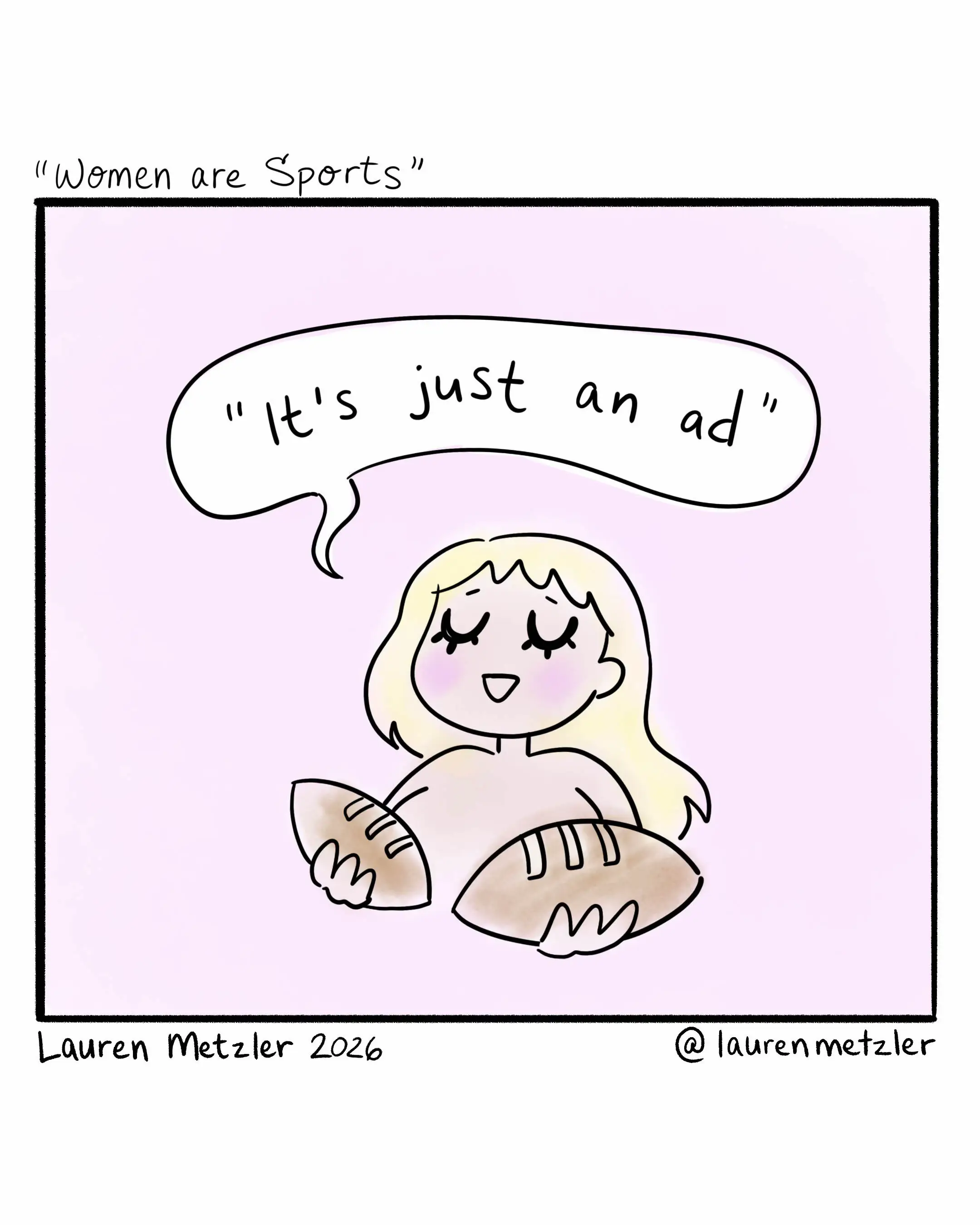 Women are powerful, women are sports!  I’ve been thinking a lot about when I was