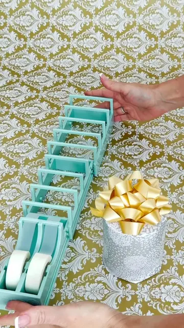 The BEST little find for Christmas wrapping season. Prepare up to 18 strips of t