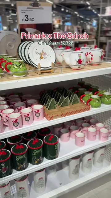 The Grinch had arrived at Primark! It’s the start of the Christmas 2026 collecti