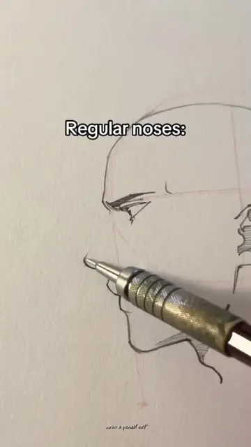 types of noses  #art #tutorial #perspective #traditionalart #fyp 